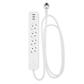 Hihome WiFi Smart Power Strip 16A - with energy metering and USB