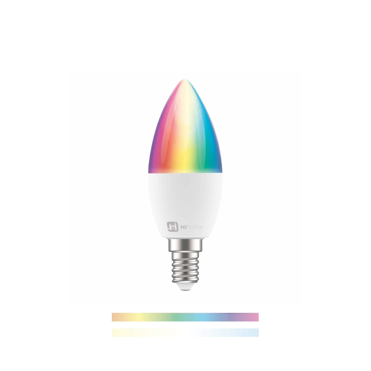 Hihome Smart LED WiFi Bulb E14 Gen.2 RGB 16M Colors + Warm White 2700K to Cool White 6500K