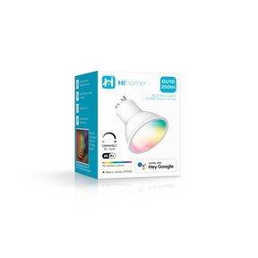 Hihome Smart LED WiFi GU10 RGB 16M Colors + Warm White 2700K WAL-GU10RGBW